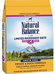 Natural Balance L.I.D. Limited Ingredient Diets Small Breed Bites Dry Dog Food, Grain Free