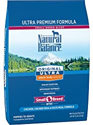 Natural Balance Original Ultra Chicken, Chicken Meal & Duck Meal Formula Dry Dog Food for Small Breeds, 12